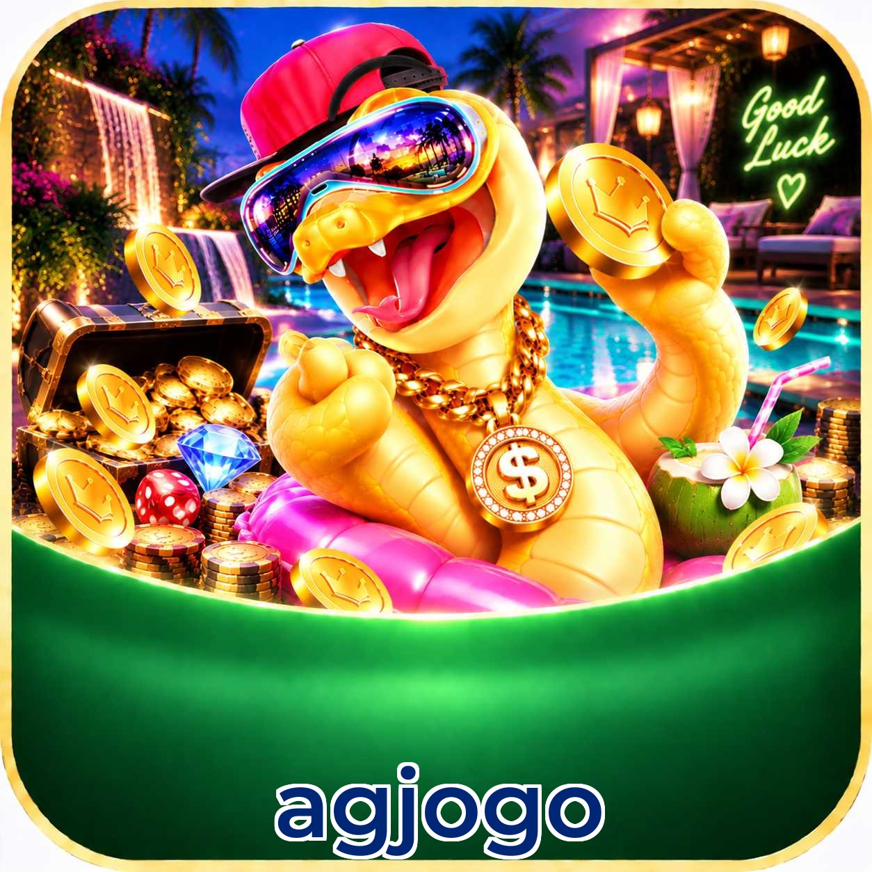 Aplicativo agjogo para Android e iOS com interface completa